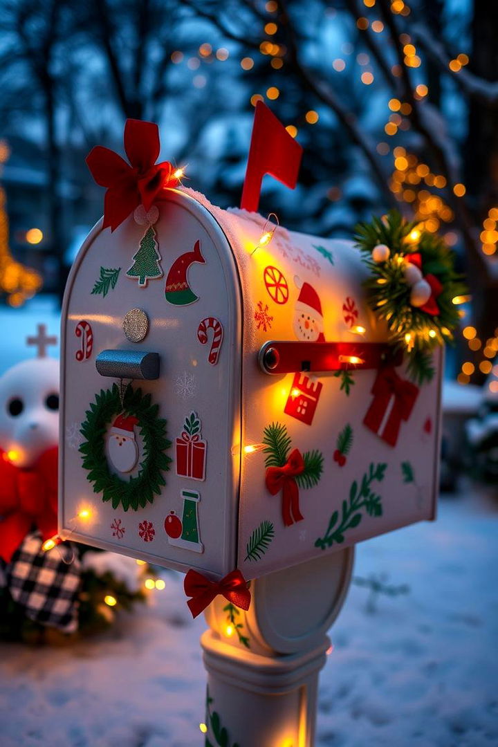Festive Holiday Accents - 22 Mailbox Decor Ideas