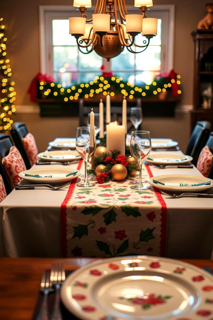 Festive Holiday Table Runners - 22 Table Runner Ideas