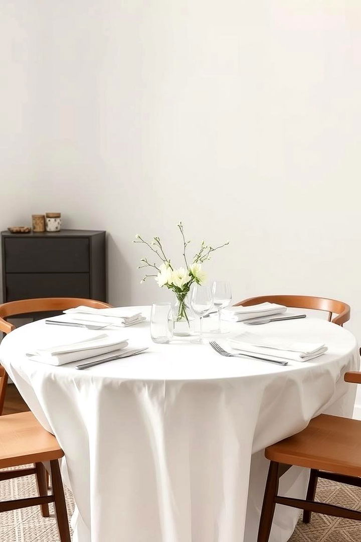 Festive Minimalist Touch - 22 Dining Room Table Decor Ideas