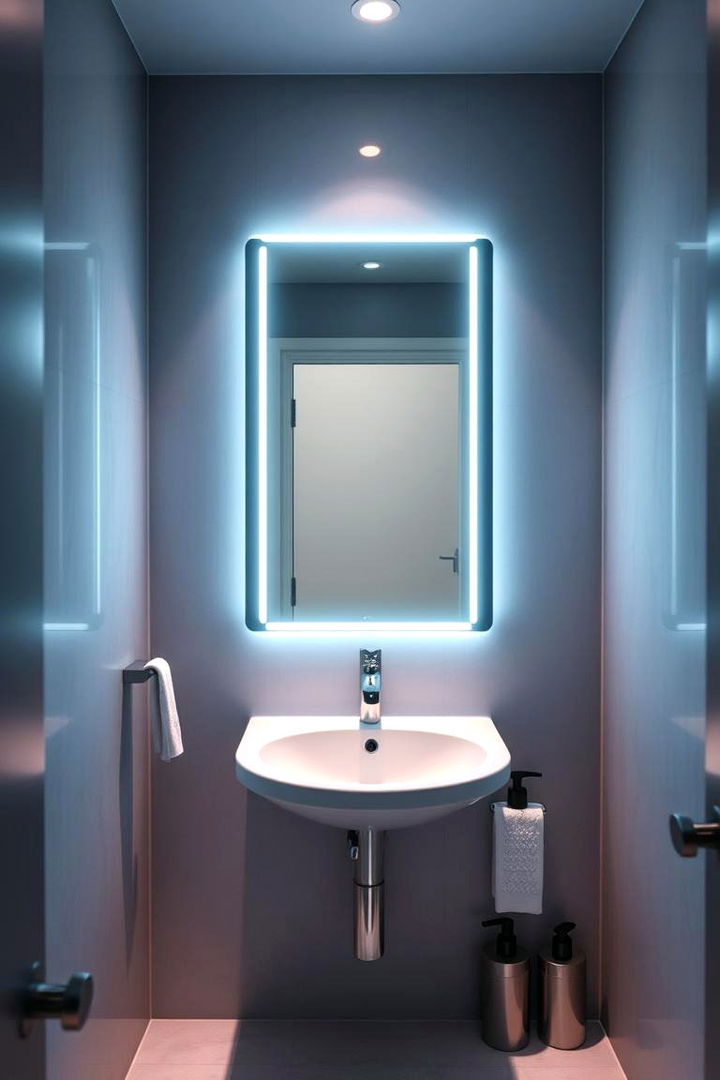 Fiber Optic Lighting Accents - 22 Small Bathroom Lighting Ideas
