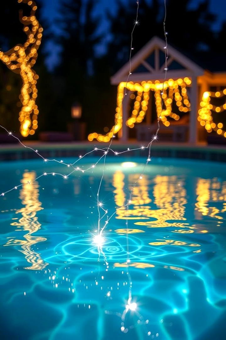 Fiber Optic Magic - 22 Pool Lighting Ideas
