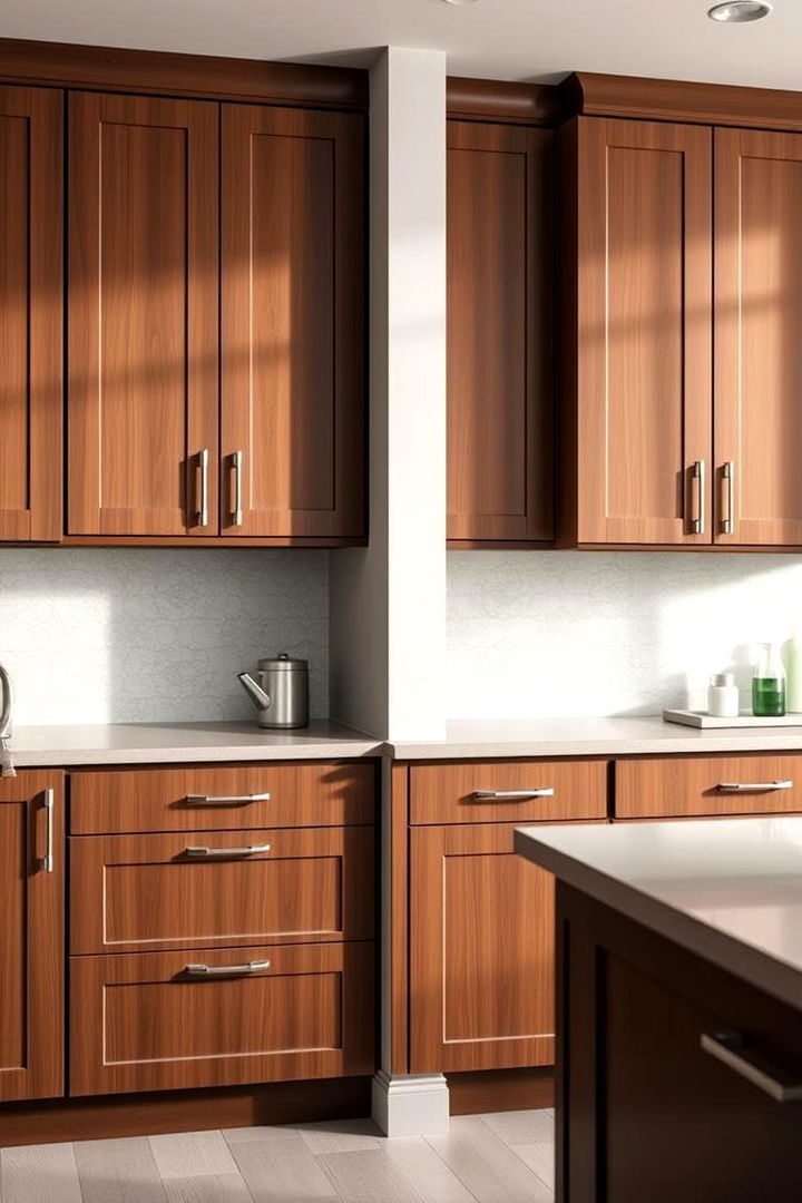 Finish Options Matte vs Gloss - 22 Brown Kitchen Cabinets Ideas