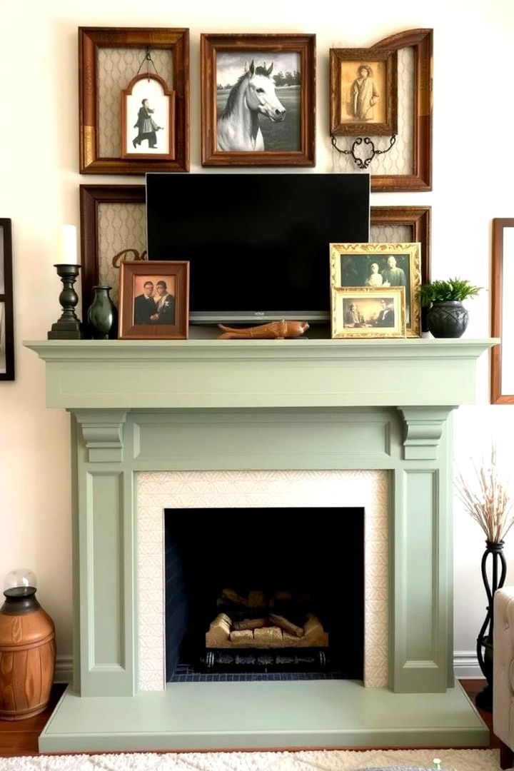 Finishing Touches Accessories for Sage Green Fireplace - 22 Sage Green Fireplace Ideas
