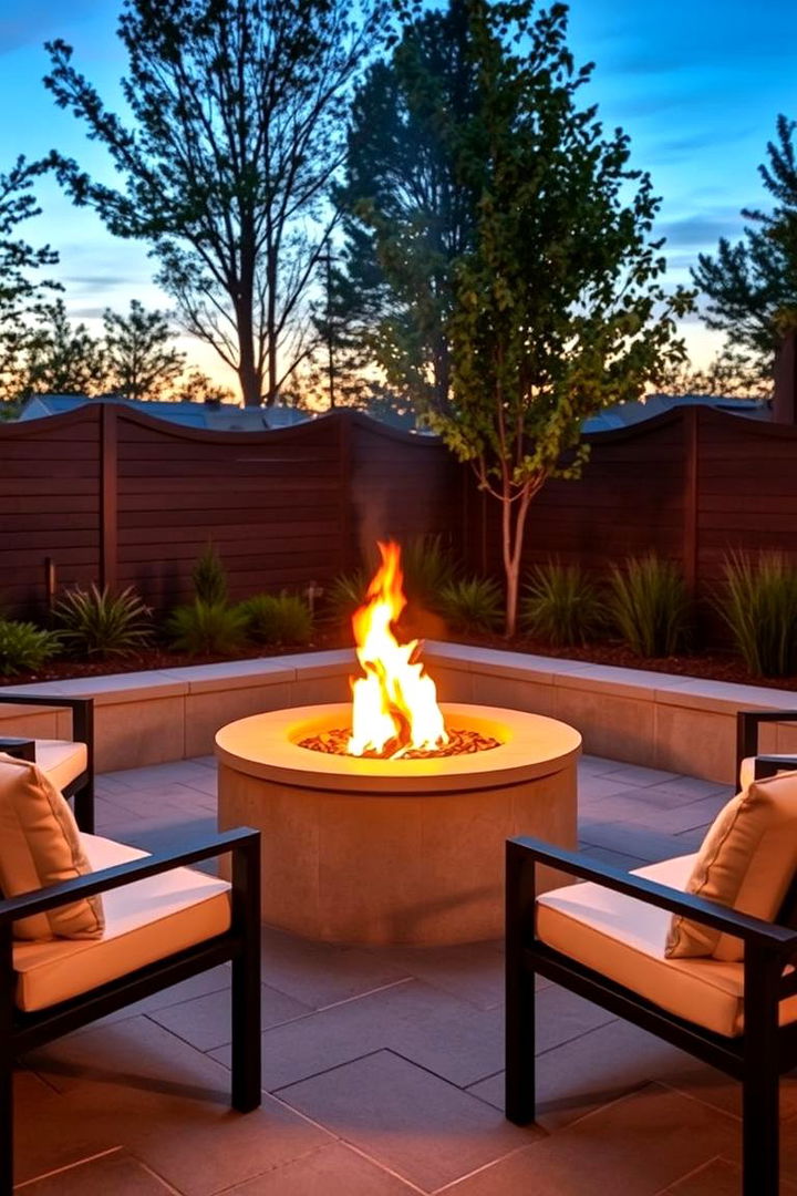 Fire Pit Focal Point - 22 Corner Patio Ideas