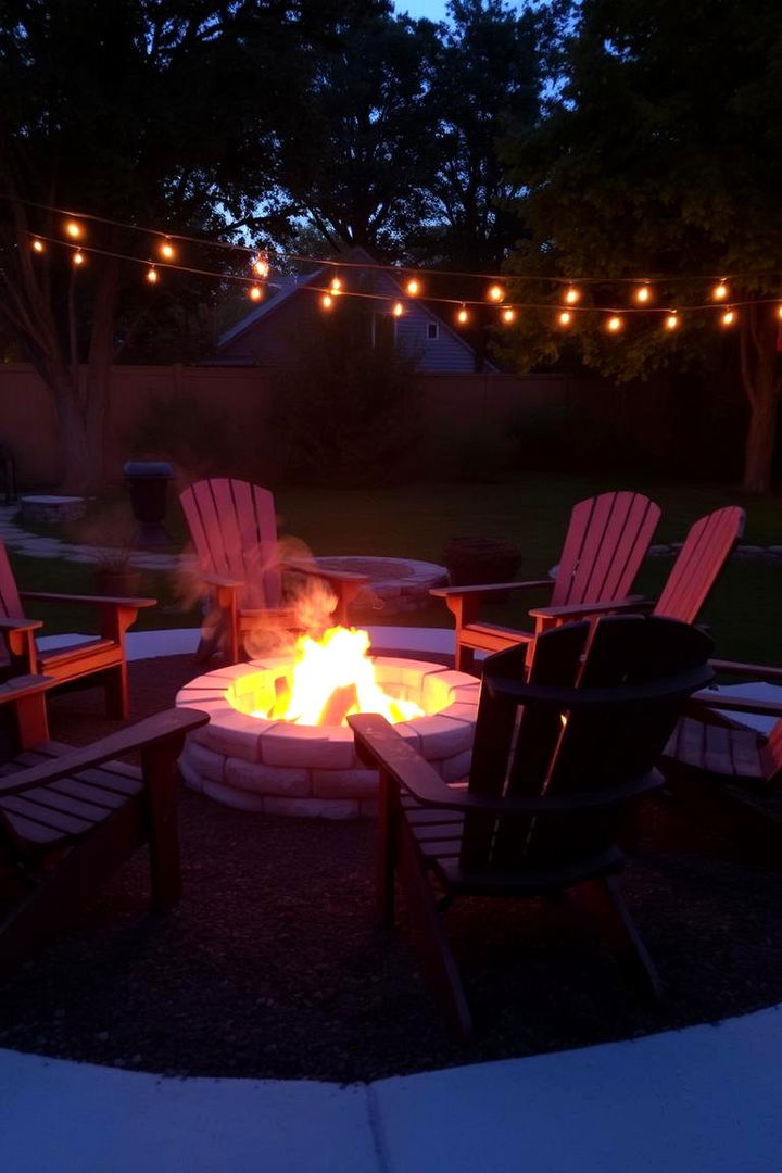 Fire Pit Gathering - 22 Backyard Entertainment Ideas