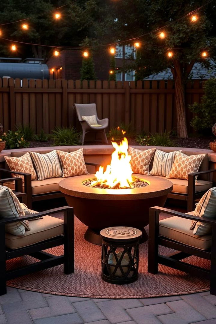 Fire Pit Inspired Reading Spot - 22 Outdoor Reading Nook Ideas