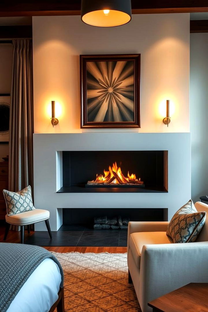 Fireplace Focal Point - 22 Cozy Bedroom Ideas