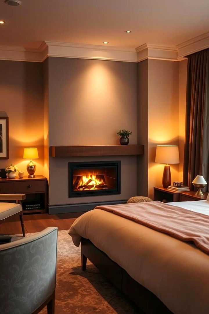 Fireplace Warmth and Charm - 22 romantic bedroom ideas