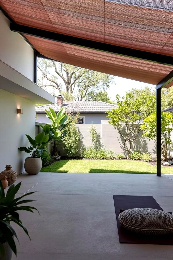 Fitness and Yoga Space - 22 Florida Backyard Ideas