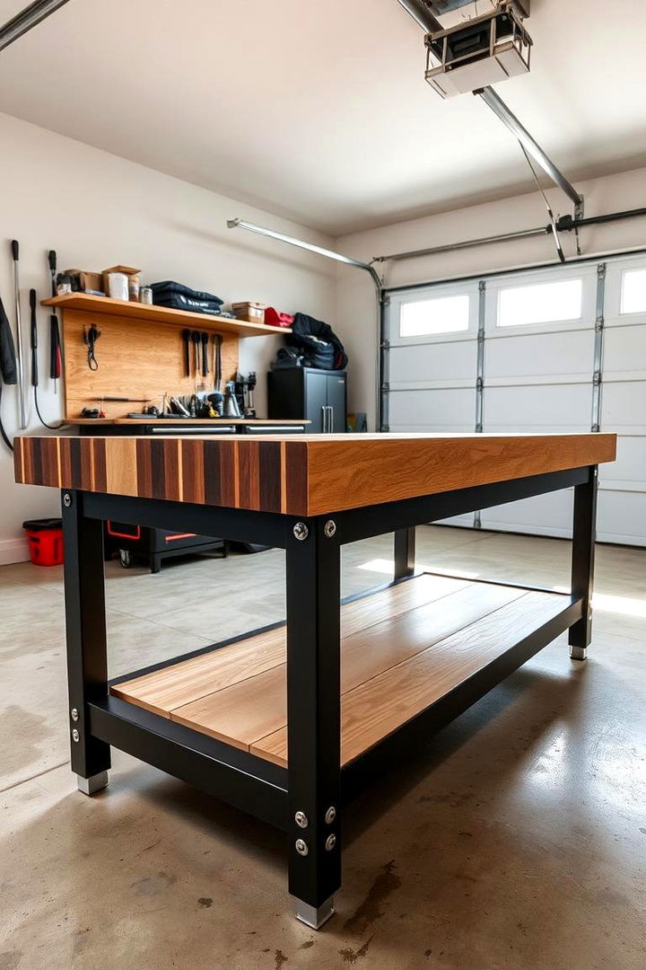 Fixed Heavy Duty Workbench - 22 Garage Workbench Ideas