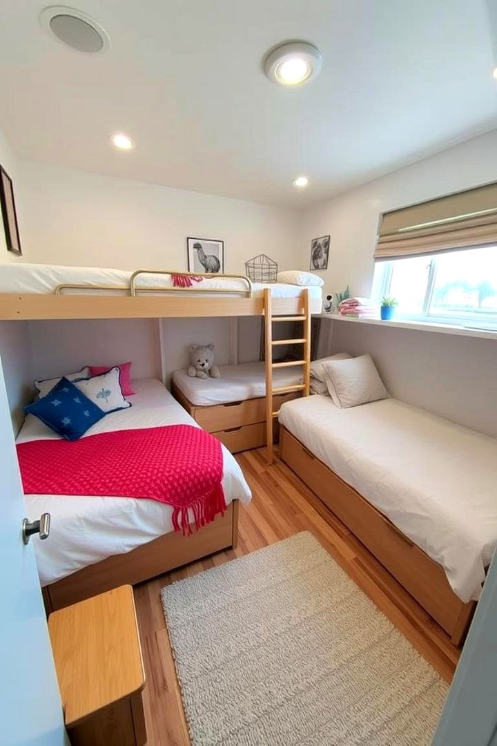 Flexible Bedding Arrangements - 22 Boy and Girl Shared Small Room Ideas