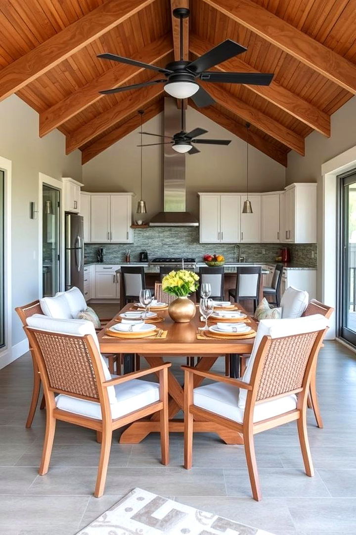 Flexible Dining Setups - 22 Lanai Kitchen Ideas