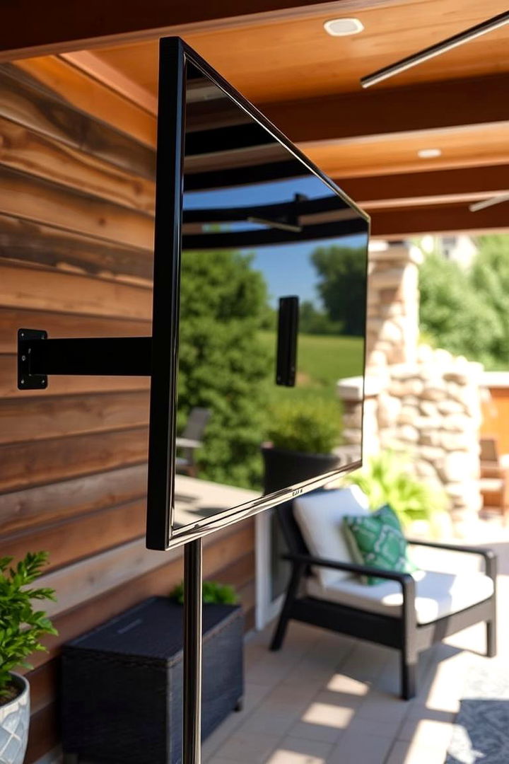 Flexible Mounting Solutions for Outdoor TVs - 22 Outdoor Tv Ideas