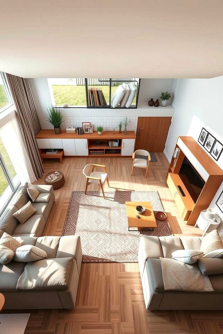 Flexible Multi Use Space - 22 Living Room Design Ideas