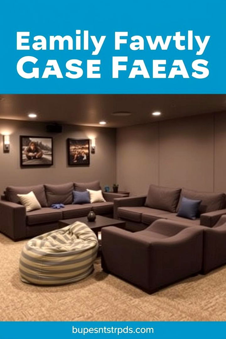 Flexible Seating for Families - 22 Basement Home Theater Ideas
