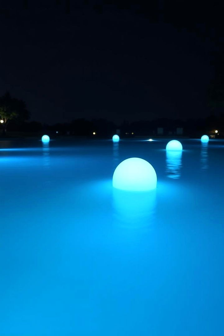 Floating Ambience Lights - 22 Pool Lighting Ideas