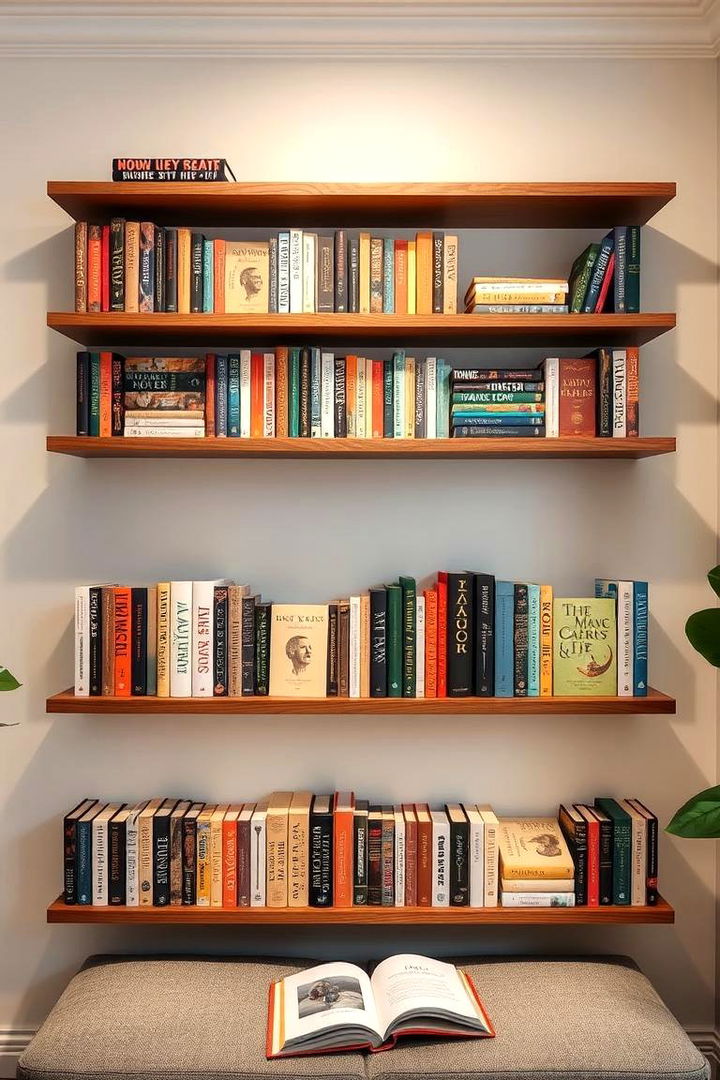 Floating Bookcase Ideas - 22 Floating Shelves Ideas
