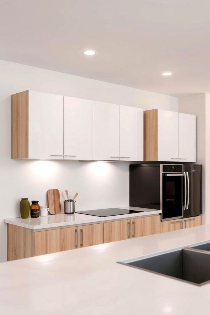 Floating Cabinets for a Sleek Look - 22 Kitchen Cabinet Ideas