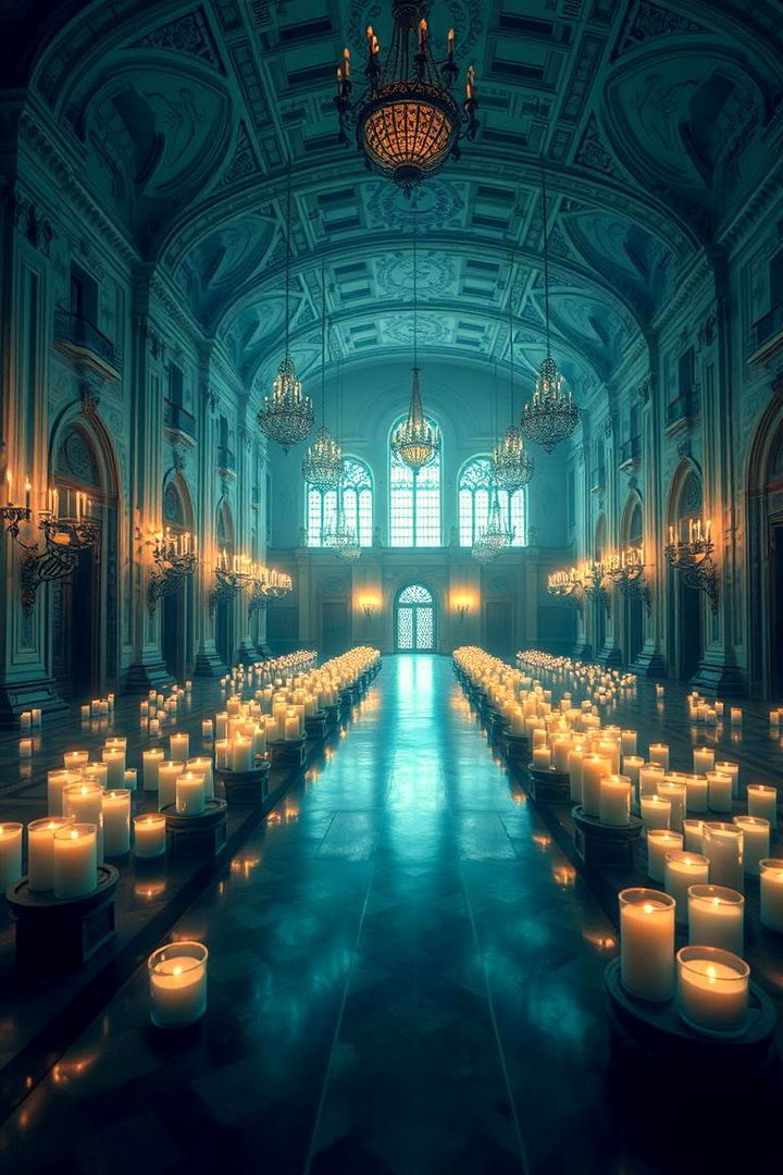 Floating Candle Decor - 22 Harry Potter Wedding Ideas