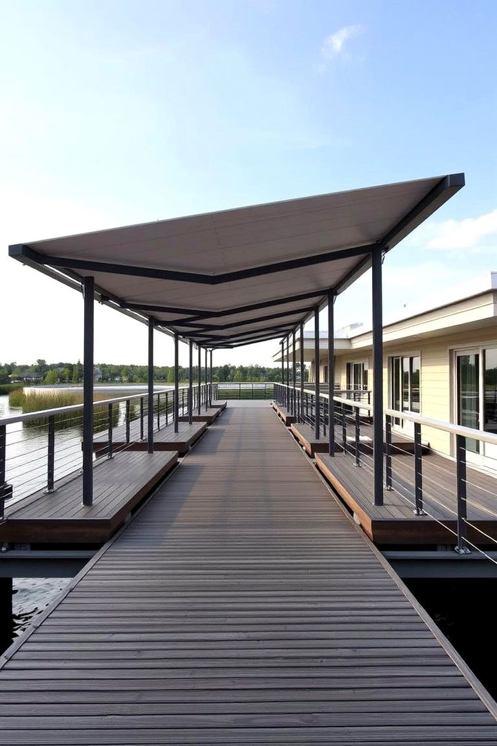 Floating Deck Covered Walkways - 22 Covered Walkway Ideas