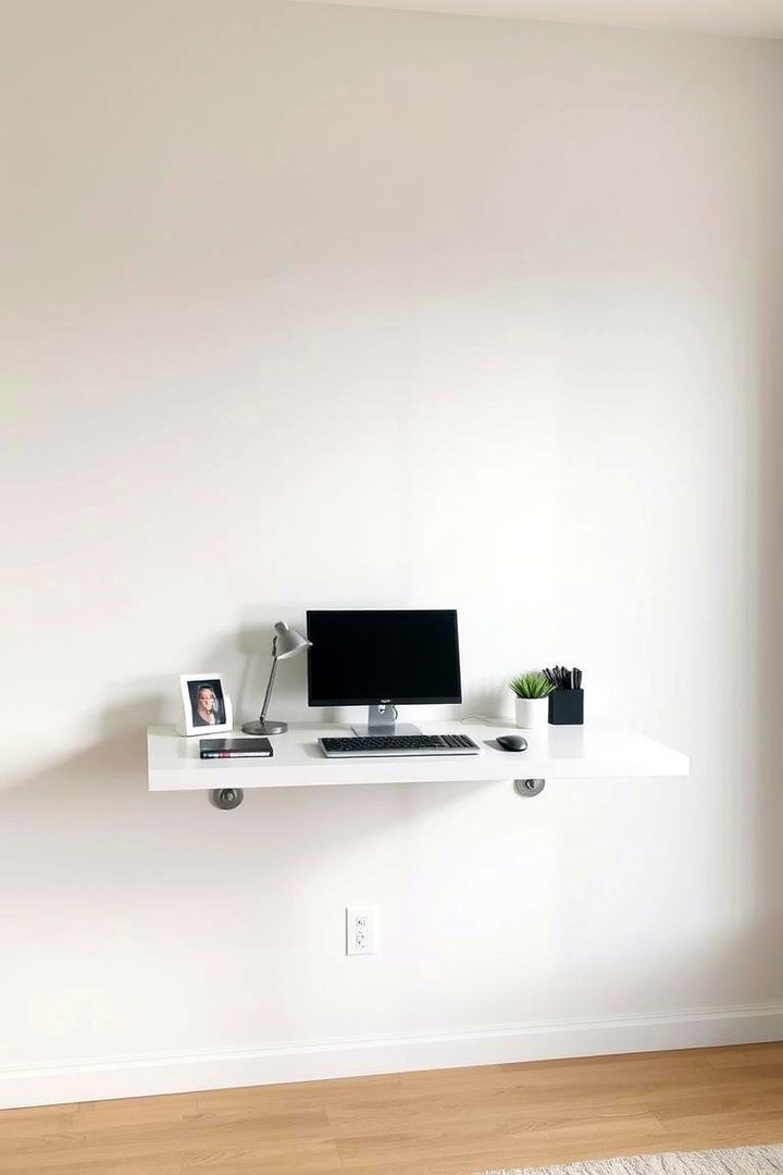 Floating Desk Dynamics - 22 Home Office Decor Ideas
