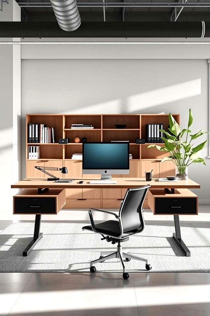 Floating Desk with Customizable Add Ons - 22 Floating Desk Ideas