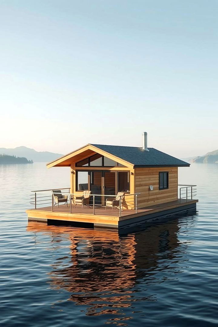 Floating Duck House on Water - 22 Duck House Ideas