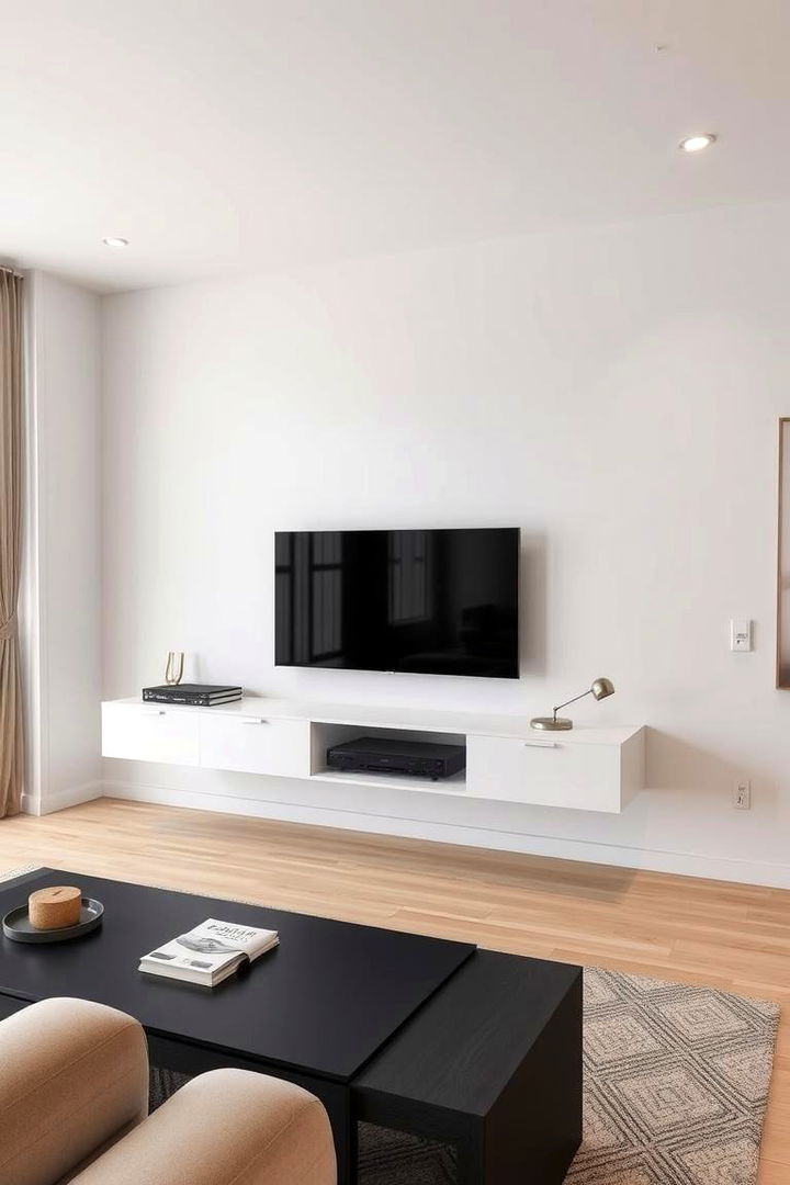 Floating Entertainment Units - 22 Small Living Room Ideas With Tv