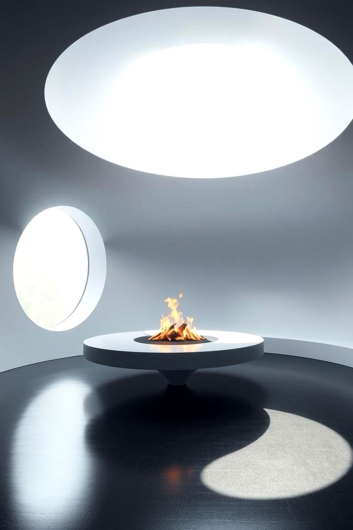 Floating Fireplaces - 22 Off-center Fireplace Ideas