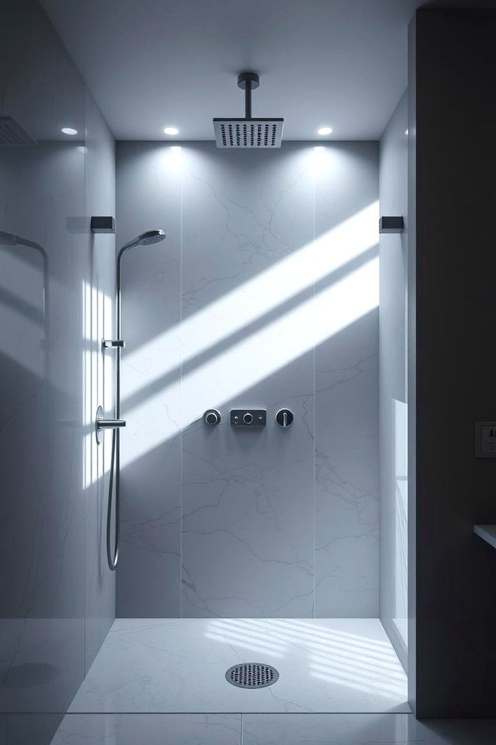 Floating Fixture Innovations - 22 Doorless Walk In Shower Ideas
