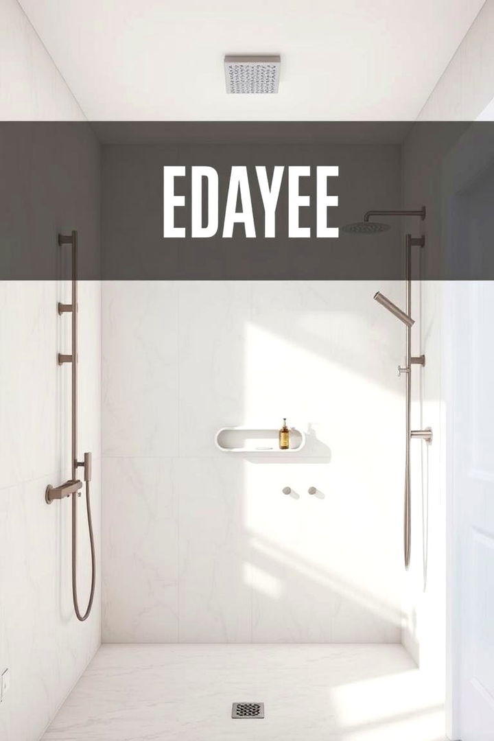 Floating Fixtures and Accessories - 22 Small Shower Ideas