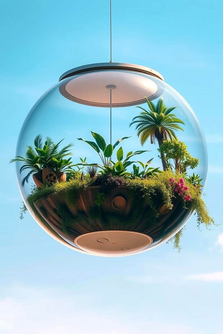 Floating Garden Orb - 22 Fantasy Greenhouse Ideas