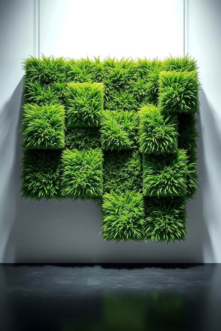 Floating Green Art - 22 Artificial Grass Wall Design Ideas