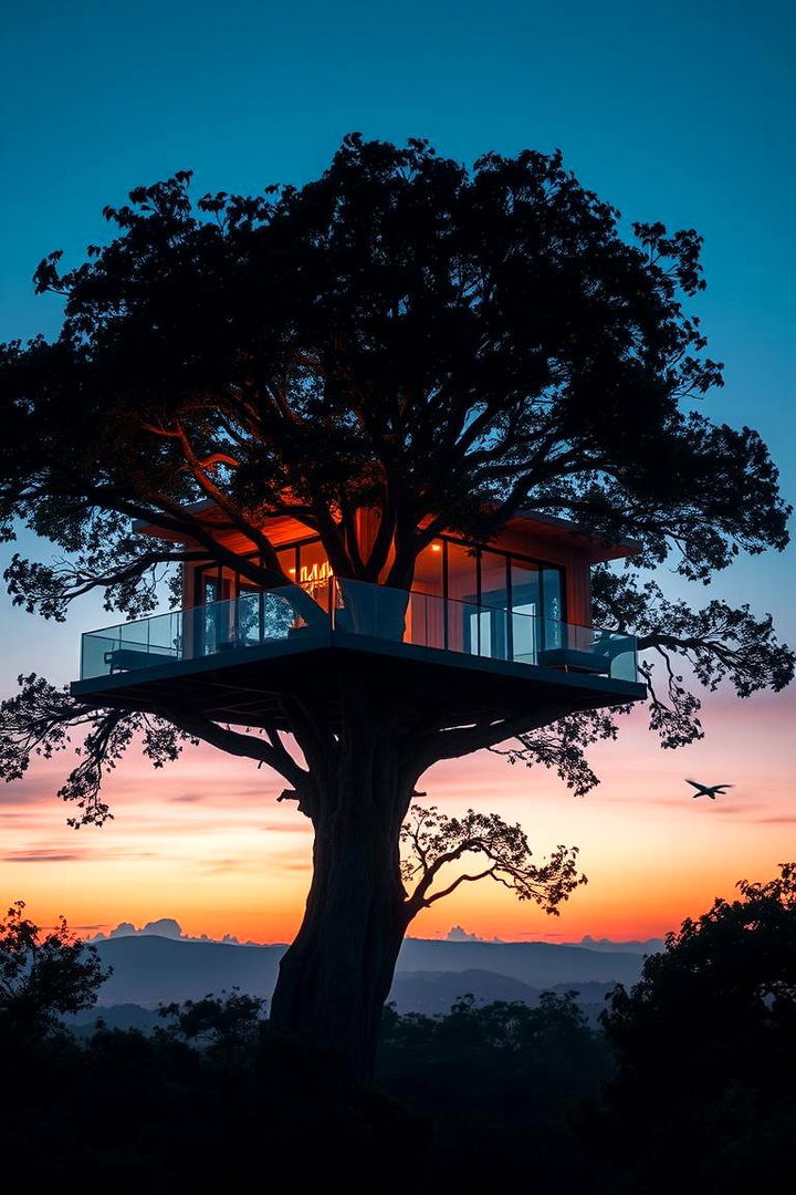 Floating Illusion Treehouse - 22 Tree House Ideas