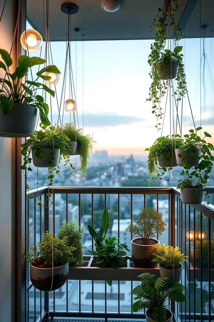 Floating Plants Layout - 22 Loft Balcony Ideas