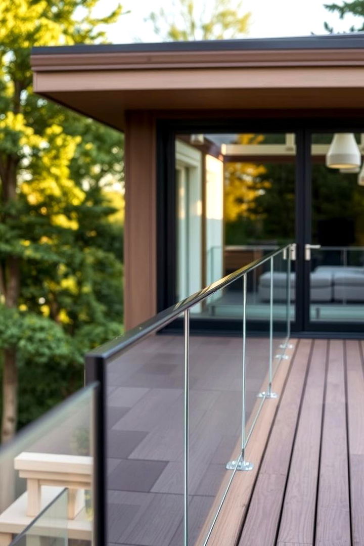 Floating Railing Design - 22 Deck Railing Ideas