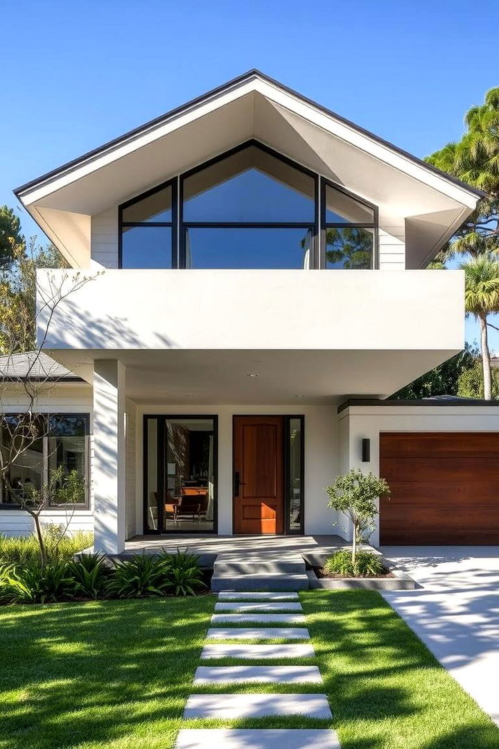 Floating Roof Design - 22 Aesthetic House Exterior Ideas