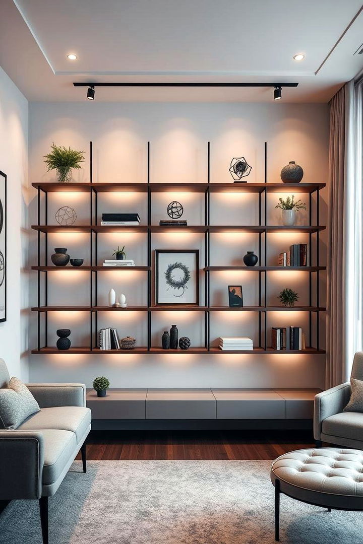 Floating Shelf Dividers - 22 Room Divider Ideas