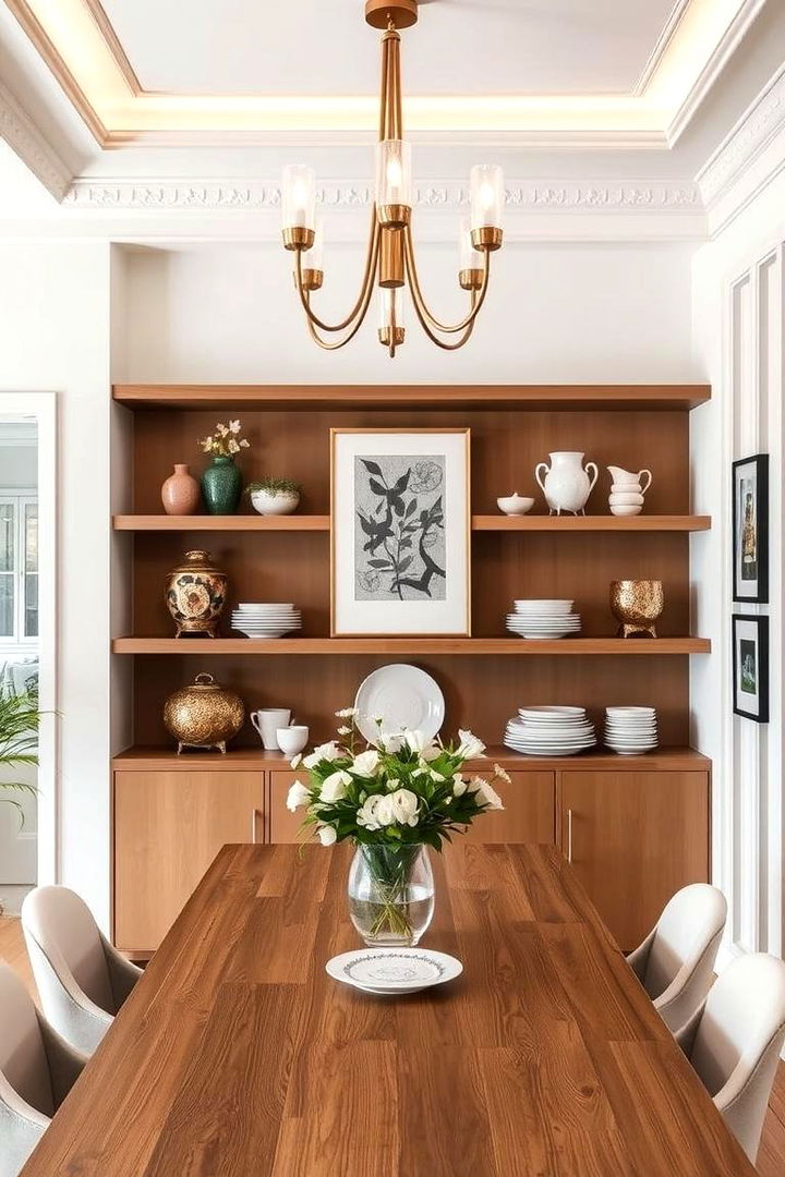 Floating Shelves - 22 Small Dining Room Ideas