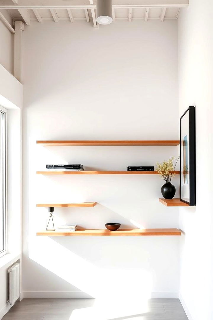 Floating Shelves for Open Displays - 22 Studio Furniture Ideas