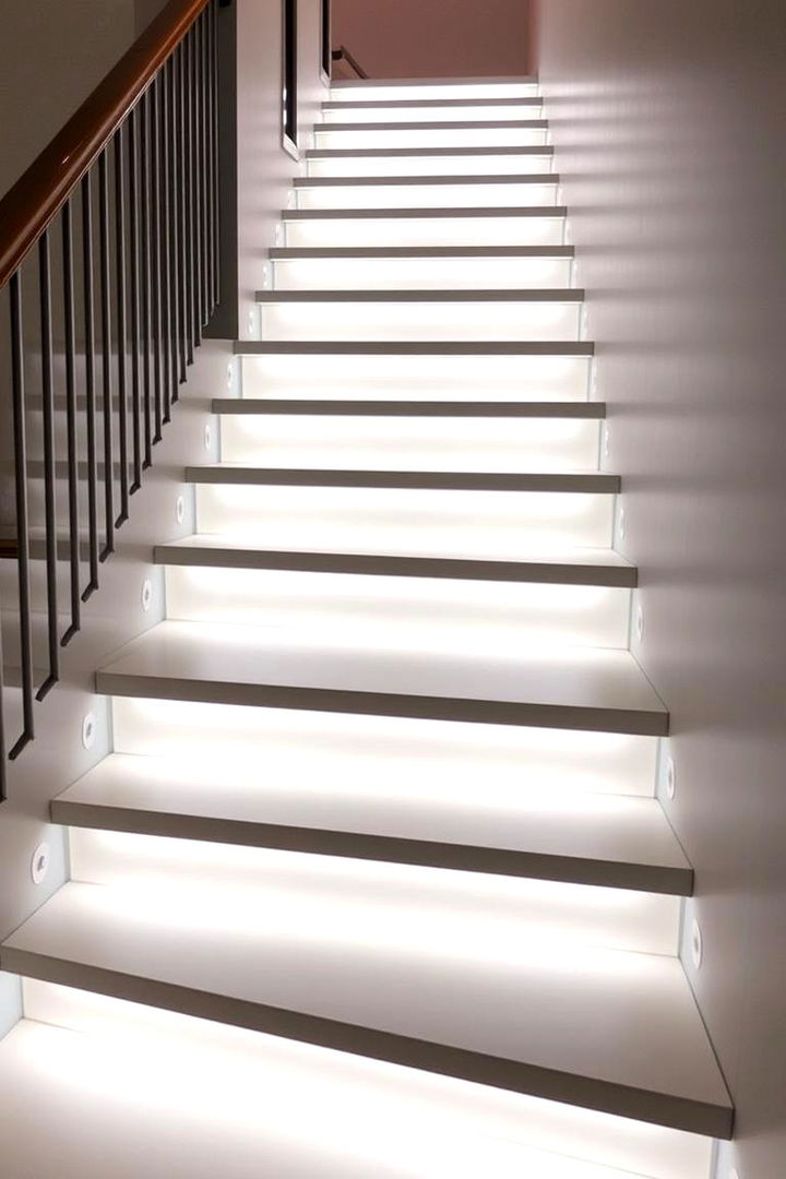 Floating Step Illumination - 22 Staircase Lighting Ideas