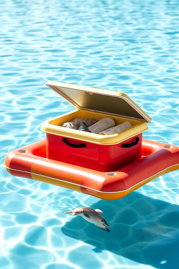 Floating Storage Pods for Pool Toys - 22 Pool Storage Ideas