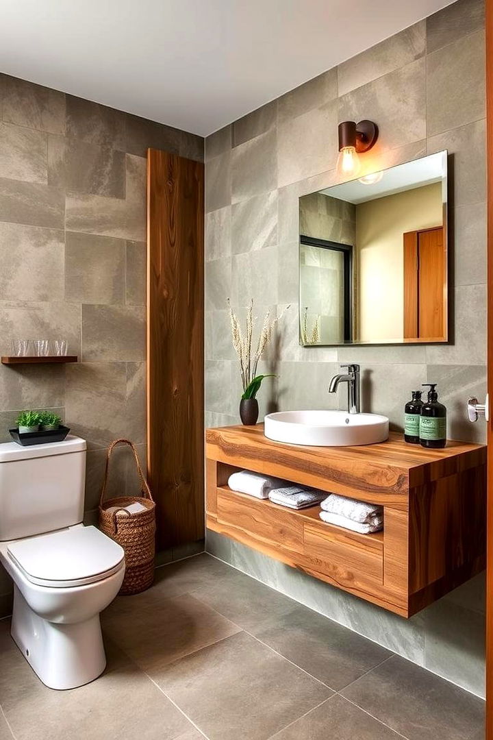 Floating Vanity with Eco friendly Materials - 22 Floating Vanity Bathroom Ideas