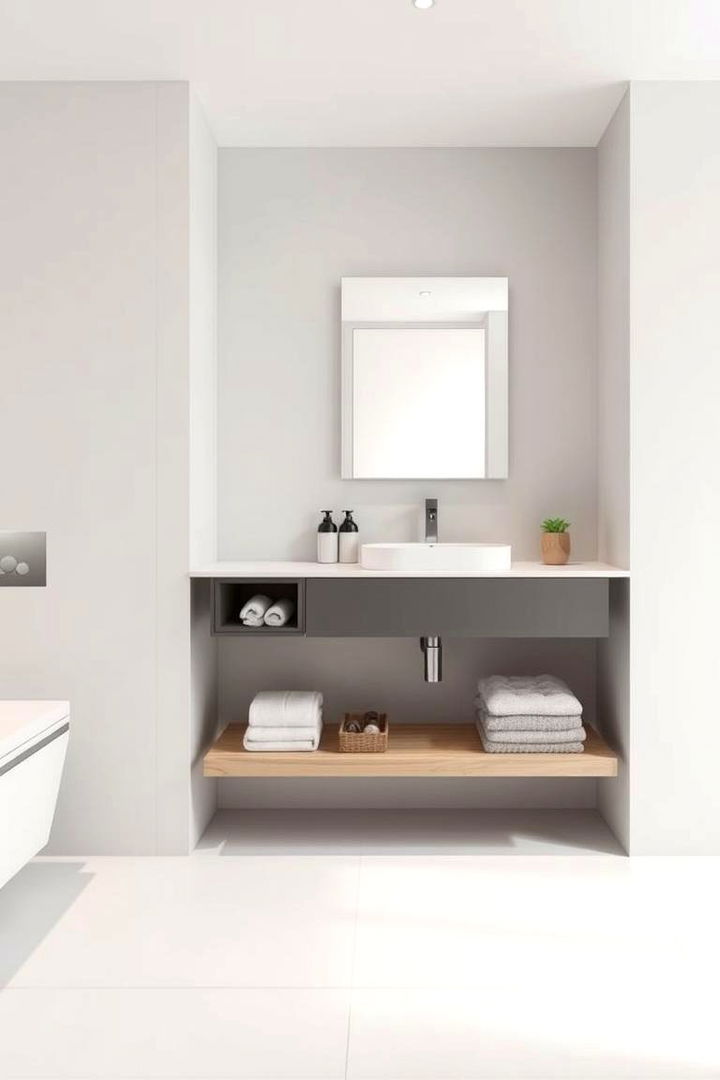 Floating Vanity with Space Saving Designs - 22 Floating Vanity Bathroom Ideas