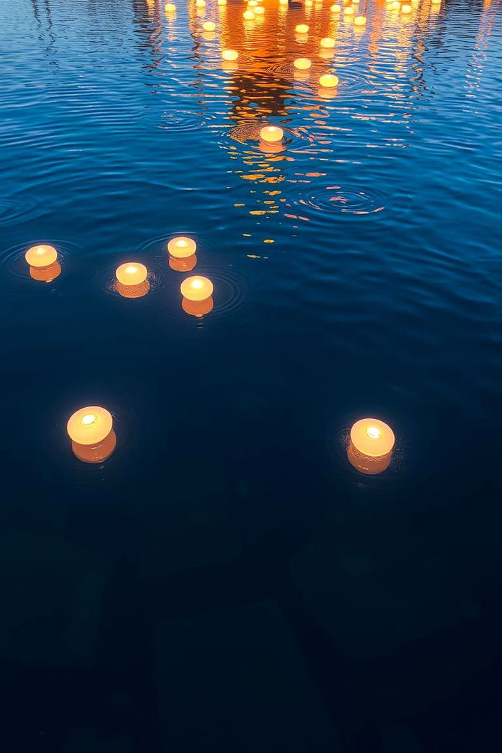 Floating Water Lights - 22 Garden Lighting Ideas