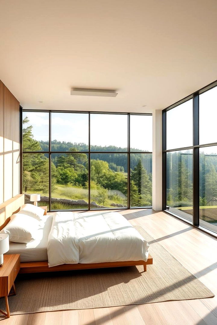 Floor to Ceiling Windows - 22 Bedroom Window Ideas