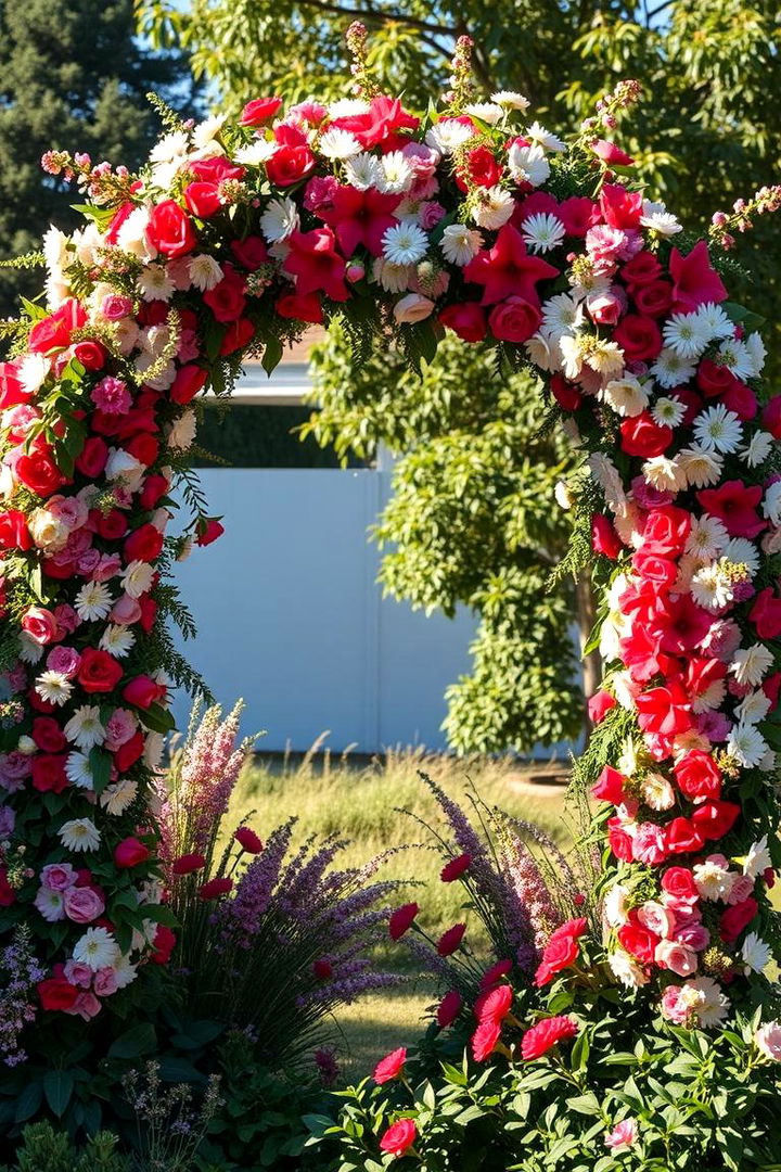 Floral Arch Sign - 22 Wedding Sign Ideas