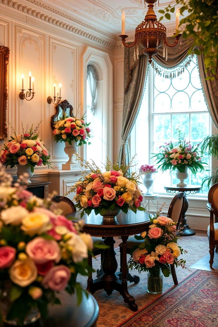 Floral Arrangements - 22 Victorian Interior Design Ideas