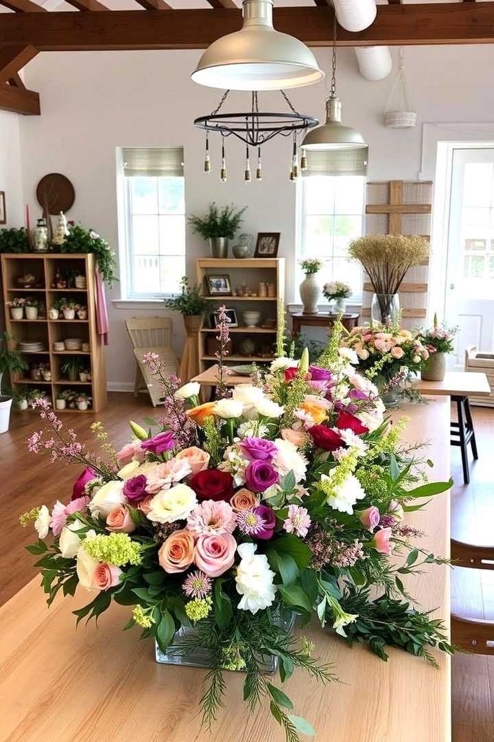 Floral DIY Arrangement Shower - 22 Bridal Shower Ideas