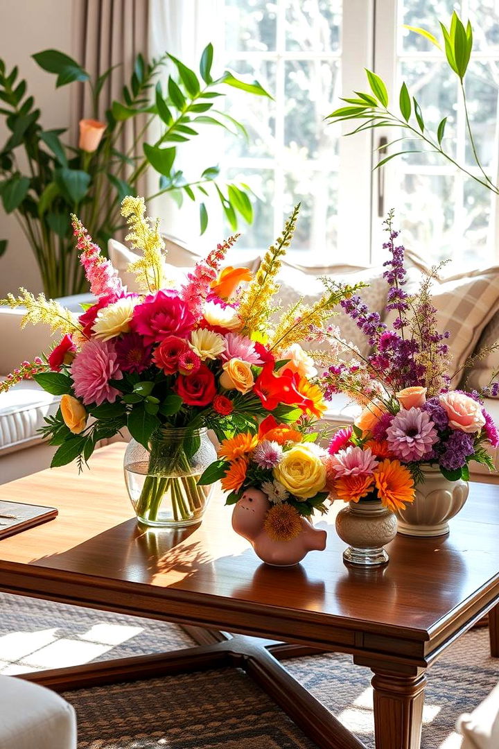 Floral Fiesta - 22 Coffee Table Decor Ideas